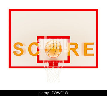 Wort-Score Basketball-Zusammensetzung Stockfoto