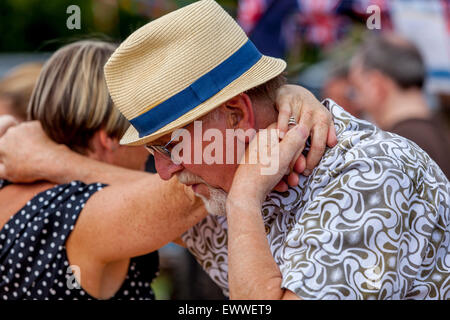 P J-Tanz-Club führen Sie an der jährlichen Nutley Village Fete, Nutley, Sussex, UK Stockfoto