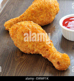 Fried Chicken Drumsticks Stockfoto