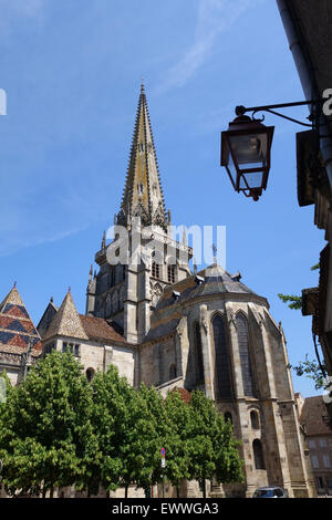 Saint-Nazaire Autun Kathedrale Burgund Frankreich Stockfoto