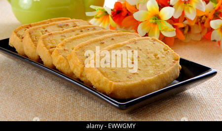 Traditionelle Shortbread Cookies - 7 Stockfoto