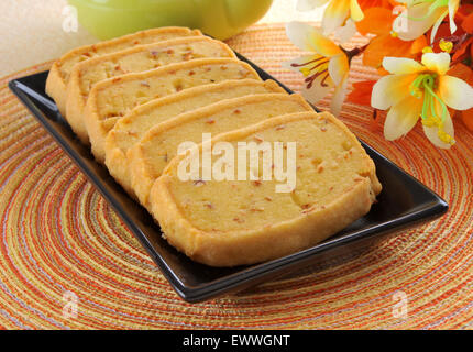 Traditionelle Shortbread Cookies - 5 Stockfoto