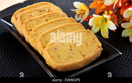 Traditionelle Shortbread Cookies - 4 Stockfoto