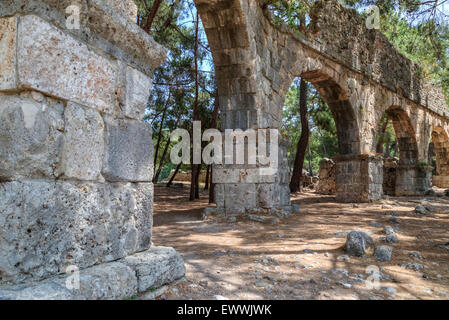 Phaselis, Lykien, Kemer, Türkei Stockfoto