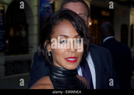 Jada Pinkett Smith.London,UK,June 30 2015. Stockfoto