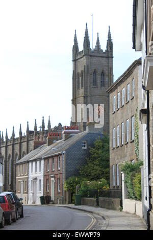 st. marys Kirche Kapelle Straße St. penzance Stockfoto