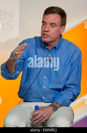 Aspen, Colorado, USA. 1. Juli 2015. Virginia Gouverneur MARK WARNER spricht die Aspen Ideas Festival. Bildnachweis: Brian Cahn/ZUMA Draht/Alamy Live-Nachrichten Stockfoto