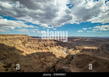 HOBAS, Namibia, Afrika - Fish River Canyon, die größte Schlucht in Afrika. Bestandteil der ǀAi-ǀAis/Richtersveld Transfrontier Park Stockfoto