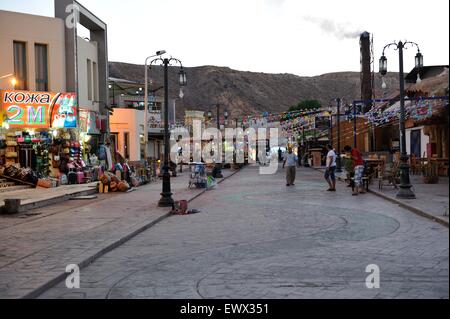 Altmarkt. Sham-El-Sheikh. South Sinay.1-8. Juli 2014 Juli 2014 Stockfoto