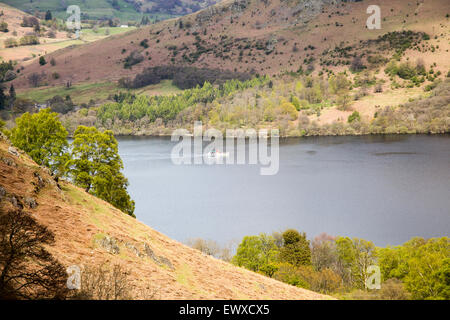 Dampfer Passagier-Fähre in Ullswater See, Lake District National Park, England, UK Stockfoto