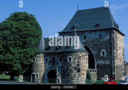 DEU, Deutschland, Aachen, das Pont-Tor, ehemalige Citygate der historischen Stadt DEU, Deutschland, Aachen, Das Ponttor, Ehemaliges Sta Stockfoto