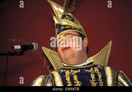 DEU, Deutschland, Aachen, Karneval, Convention in der Katschhof, Prinz Karneval.  DEU, Deutschland, Aachen, Karneval, Veranstaltung Stockfoto