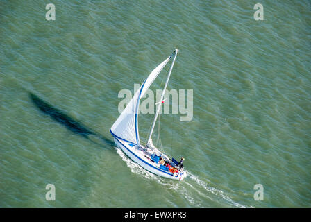 Luftbilder von Hampshire/Dorset Coast United Kingdom Stockfoto
