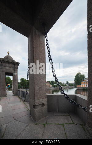 Alt-Kalinkin Brücke über den Fluss Fontanka in St. Petersburg Stockfoto