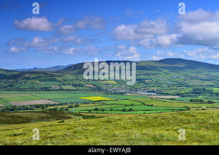 Blick auf die Halbinsel Inishowen, Donegal, Irland Stockfoto