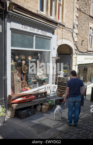 Leben von Riley Vintage Shop St. Catherines Hill Frome Somerset England UK Stockfoto