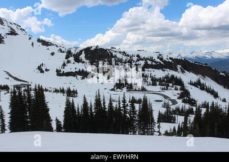 Kanadischen Berge Szene und Hintergrund ideal Werbung, Websites. Stockfoto