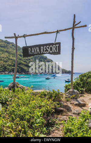 Sicht auf die Insel Koh Racha Stockfoto