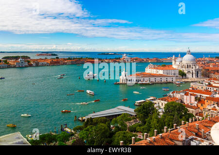 Blick vom Campanile di San Marco in Venedig, Italien Stockfoto