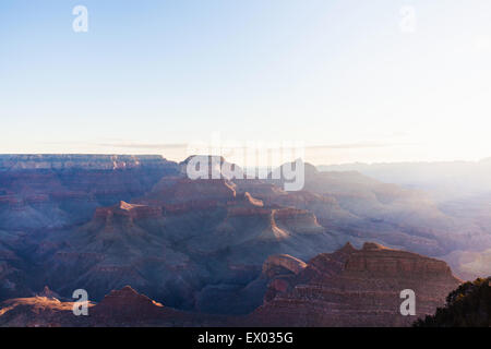 Ansicht der Sonne Strahl im Grand Canyon, Arizona, USA Stockfoto