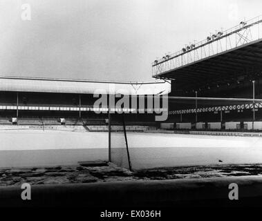 Goodison Park, Heimat von FC Everton, das Fußballstadion befindet sich in Walton, Liverpool, England. 16. Februar 1973. Stockfoto