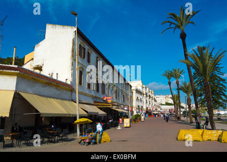 Avenue d'Espagna, Ville Nouvelle, Neustadt, Tanger, Marokko, Nordafrika Stockfoto