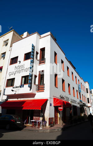 Hotel Guynemer, Art-Deco-Stil Architektur, Casablanca, Marokko, Nordafrika Stockfoto