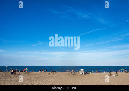 Urlauber am Rehobeth Beach, Delaware, USA. Stockfoto