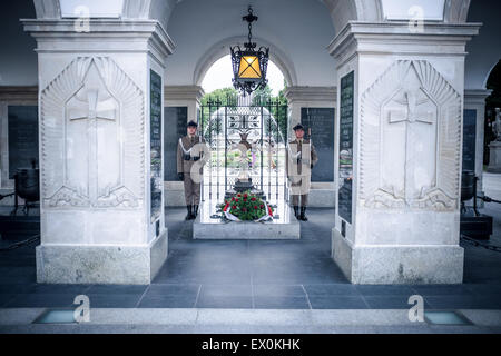 Grab des unbekannten Soldaten-Denkmal in Warschau Stockfoto