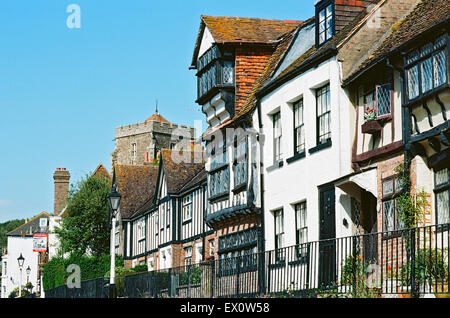 All Saints Street in Hastings Old Town, East Sussex, South East England Stockfoto