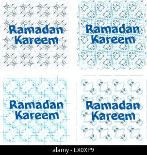 Der Sultan von elf Monaten Ramadan Grußkarte. Des muslimischen Fastenmonats Stockfoto