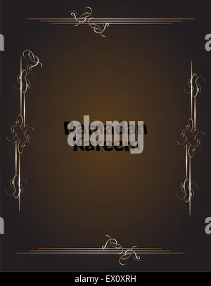 Ramadan Kareem. Zusammensetzung des muslimischen Fastenmonats Schriftzug. Stockfoto