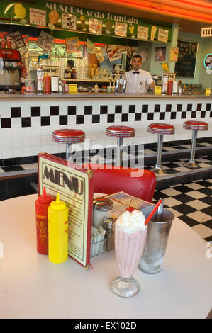 Museum Soda Fountain, Yakima Valley Museum, Yakima, Washington Stockfoto