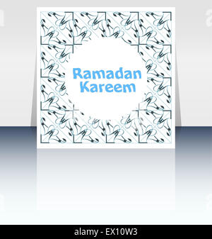 Der Sultan von elf Monaten Ramadan Grußkarte. Des muslimischen Fastenmonats Stockfoto