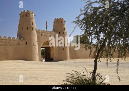 Al Jahili Fort, Al Ain, Abu Dhabi, Vereinigte Arabische Emirate Stockfoto