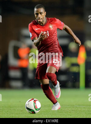 Prag, Tschechische Republik. 30. Juni 2015. Ricardo von Portugal in Aktion während der letzten Fußball-UEFA-U21-Europameisterschaft 2015 match zwischen Schweden und Portugal in Prag, Tschechische Republik, 30. Juni 2015. Foto: Thomas Eisenhuth/Dpa - NO-Draht-SERVICE-/ Dpa/Alamy Live News Stockfoto