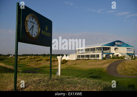 Saint Quentin En Yvelines, Frankreich. 4. Juli 2015. PGA Französisch Open Golf Turnier Runde 3. Die Clibhouse am Golf National de Saint Quentin En Yvelines Credit: Action Plus Sport Bilder/Alamy Live News Stockfoto