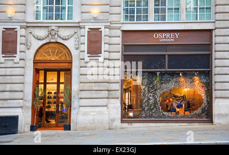 OSPREY LONDON ist die wichtigste Marke der OSPREY GRAEME ELLISDON Ltd. Stockfoto