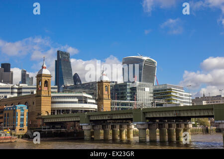 Cannon Street Railway Bridge, Alexandra Bridge - London Stockfoto