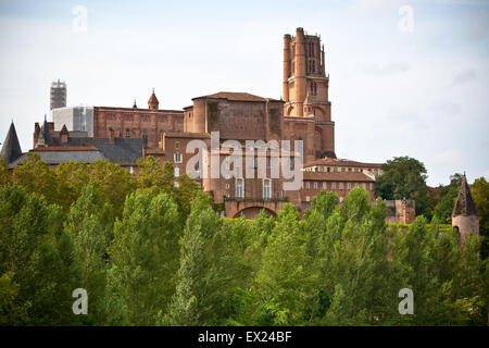 Die Kirche Saint Cecile in Albi, Frankreich. Horizontalen Schuss Stockfoto