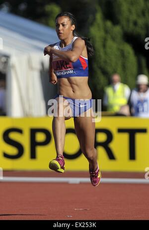 Birmingham, Vereinigtes Königreich. 4. Juli 2015. Morgan-See. Hochsprung der Frauen. Britische Meisterschaften. Alexander-Stadion, Sheffield, Birmingham, England. VEREINIGTES KÖNIGREICH. 07.04.2015. Bildnachweis: Sport In Bilder/Alamy Live-Nachrichten Stockfoto