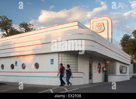 Route 66 Wahrzeichen Diner in Albuquerque, New Mexico Stockfoto