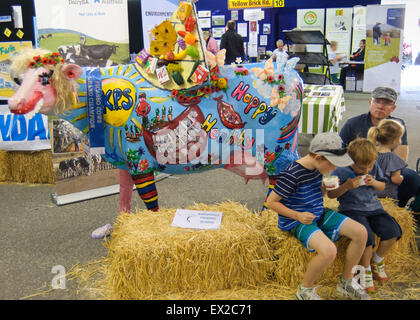 Fahrten und Vergnügungen auf Royal Adelaide Show, South Australia. Stockfoto