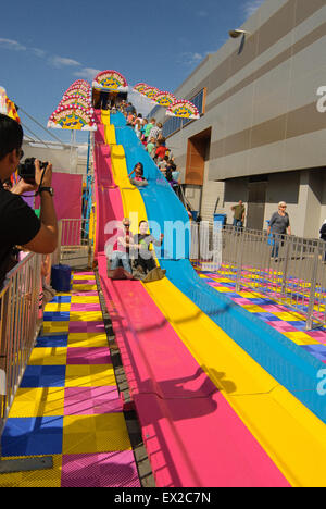 Fahrten und Vergnügungen auf Royal Adelaide Show, South Australia. Stockfoto
