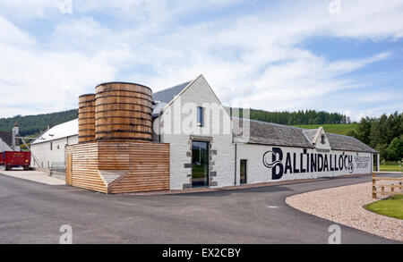 Ballindalloch Single Estate Whisky Brennerei Ballindalloch Banffshire, Schottland Stockfoto