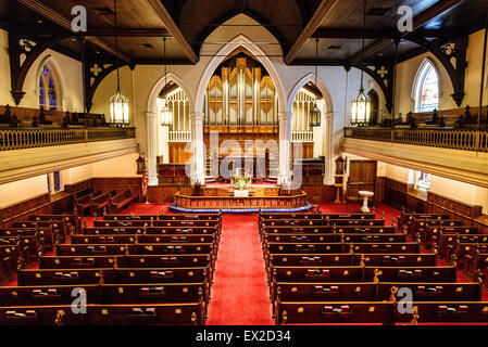 Hundertjahrfeier United Methodist Church, 411 Osten Grace Street, Richmond, Virginia Stockfoto