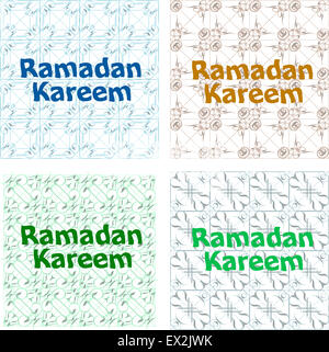 Der Sultan von elf Monaten Ramadan Grußkarte. Des muslimischen Fastenmonats Stockfoto