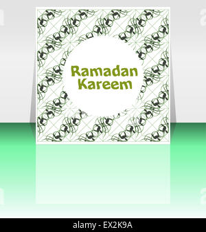 Der Sultan von elf Monaten Ramadan Grußkarte. Des muslimischen Fastenmonats Stockfoto