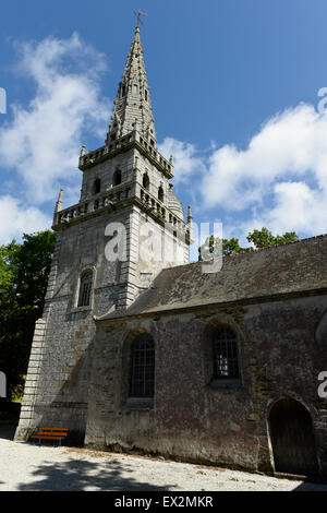 Die Kapelle Sainte-Suzanne, Mûr-de-Bretagne, Côtes-d ' Armor, Bretagne, Frankreich Stockfoto