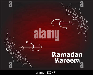 Der Sultan von elf Monaten Ramadan Grußkarte. Des muslimischen Fastenmonats Stockfoto